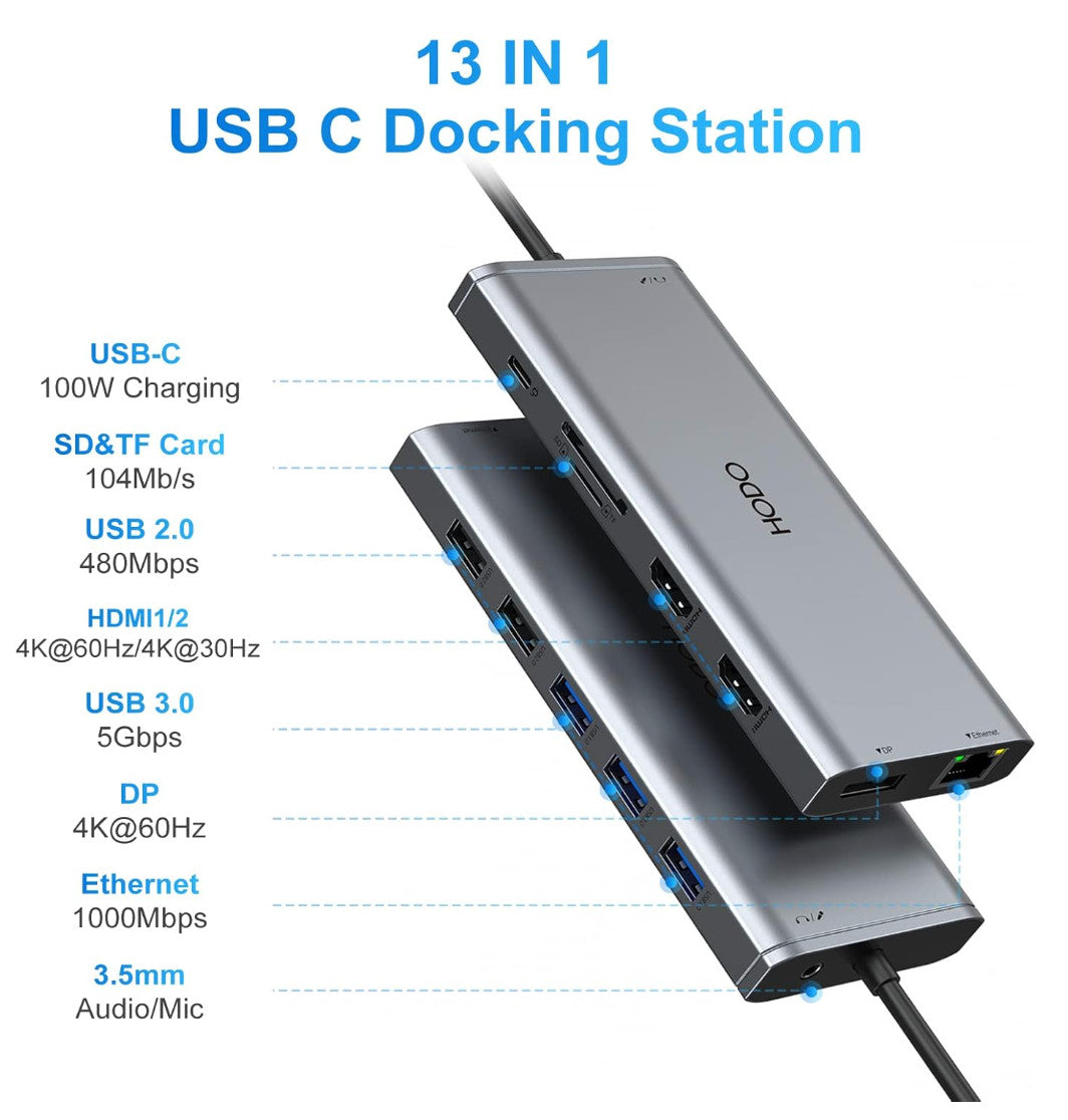 Dockingstation, USB-C Multi-HUB 13 in 1, NEU & Originalverpackt - Gaming