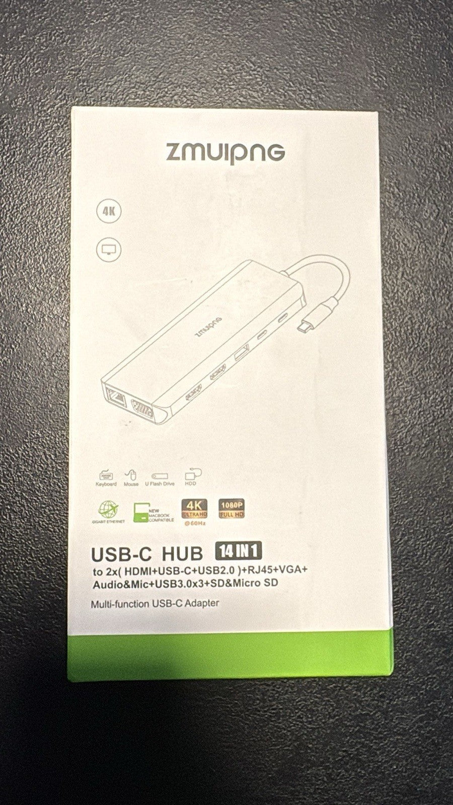 ZMUIPNG 14 in 1 USB-C HUB (Neu)