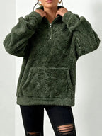 Damen Plüsch Teddybär-ähnliche Strickjacke- Kuschelig - Herbst&Winter -Sale