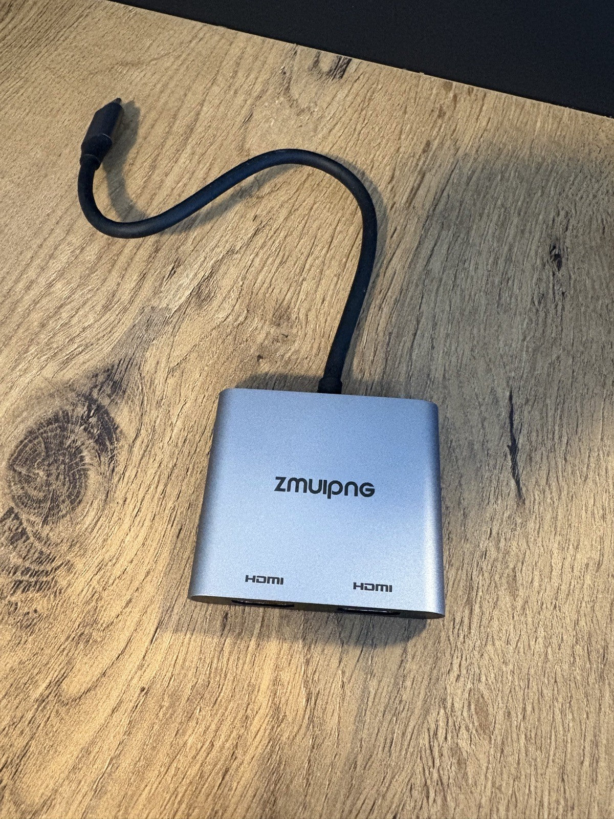 ZMUIPNG USB-C Hub 2-in-1 , Adapter Grau , NEU & Originalverpackt