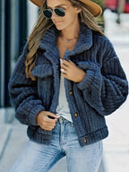 Luxuriöse Damen Winterjacke aus Kunstfell - Kuschelig - Herbst&Winter - Sale