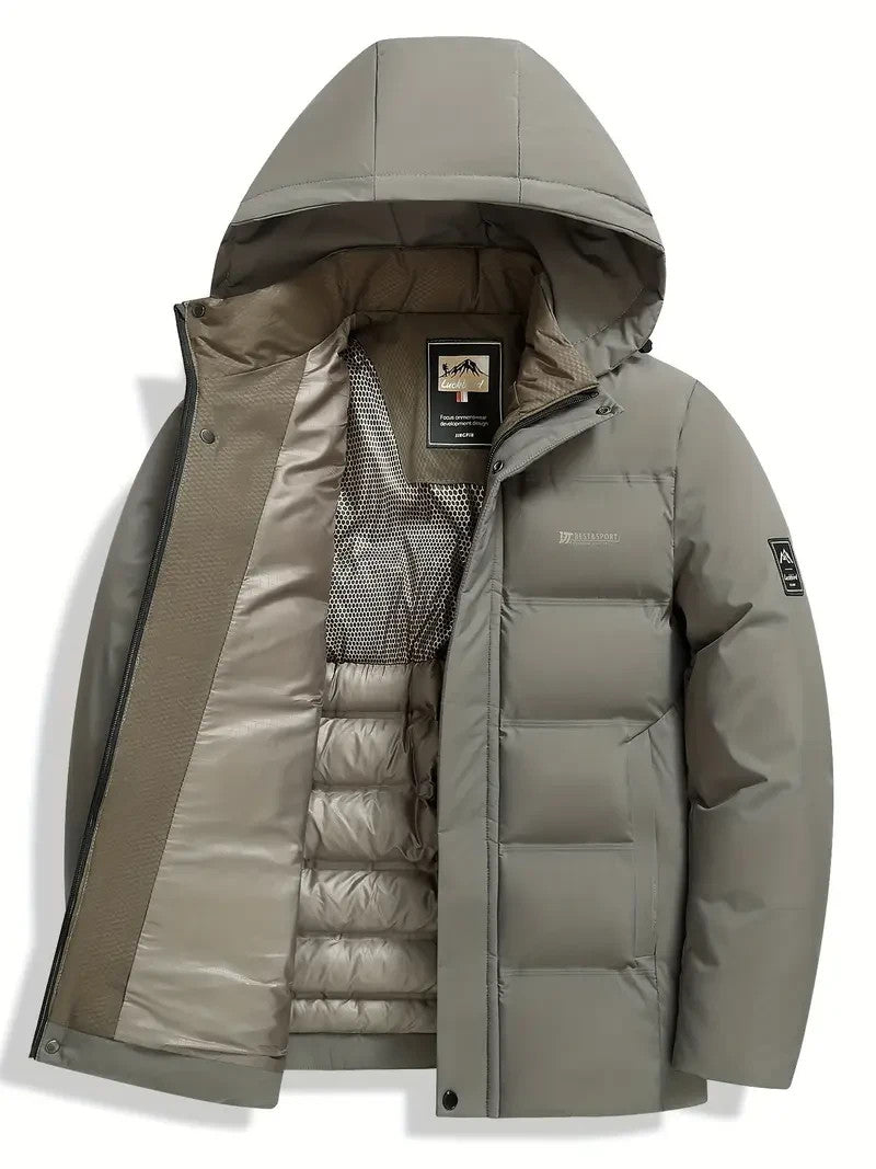 Herren Winterjacke Thermisch Isoliert | Warm Gefüttert | Winddicht, Wasserdicht