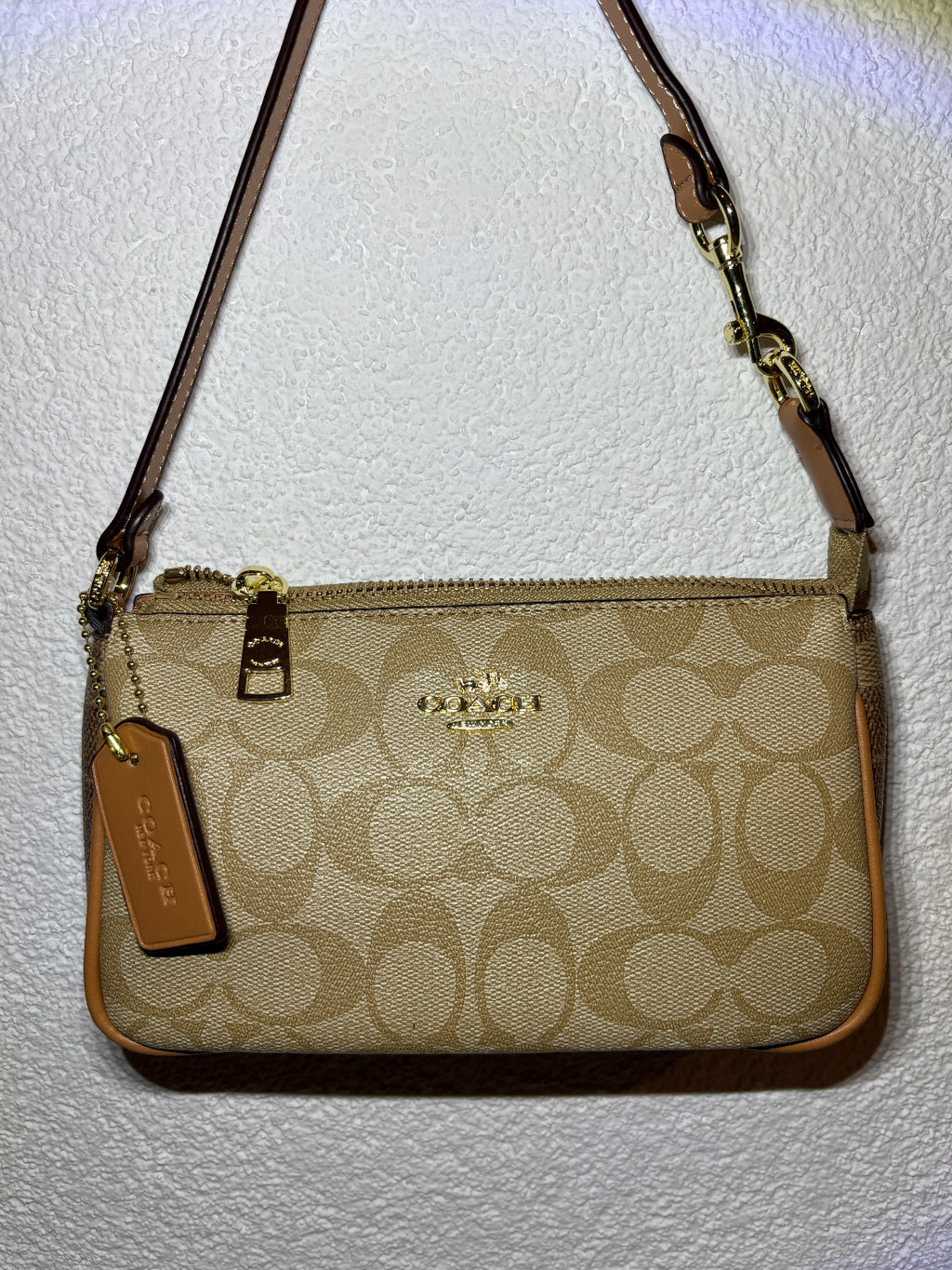 Coach Damen Schultertasche / Handtasche Helles Braun - Neu!
