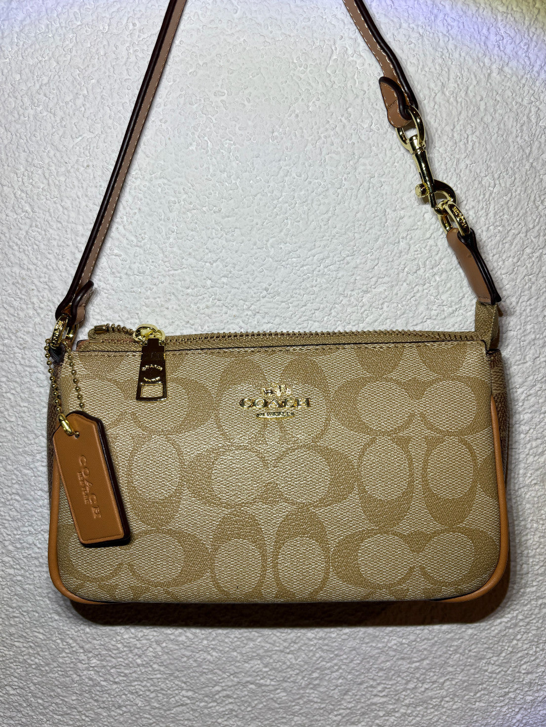 Coach Damen Schultertasche / Handtasche Helles Braun - Neu!