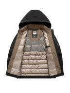 Herren Winterjacke Thermisch Isoliert | Warm Gefüttert | Winddicht, Wasserdicht