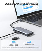 Dockingstation, USB-C Multi-HUB 9 in 1, NEU & Originalverpackt - Gaming