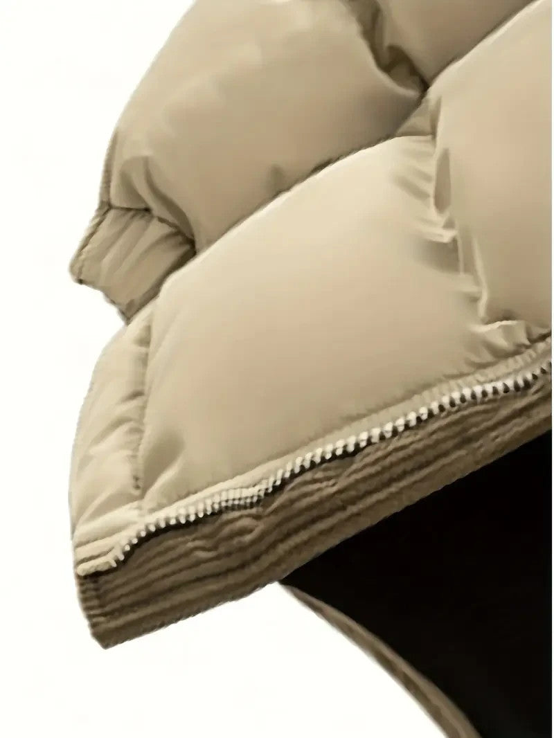 MILANO ITALIA - Outdoor Winter Jacke mit Kapuze - Schwarz & Khaki - Winter Sale