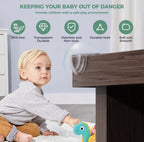 Tisch Eckenschutz für Babys,30er-Pack Kantenschutz,Silikon-Kantenschutz,2 Formen