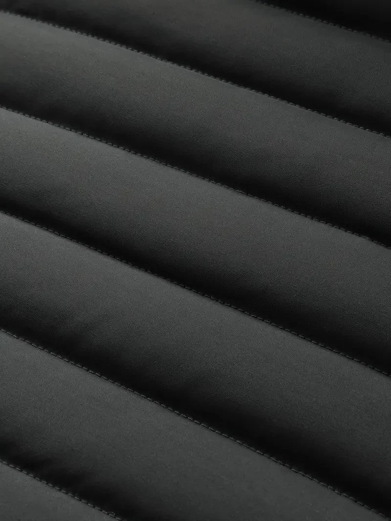 Herren Outdoor Winter Jacke mit Kapuze - Schwarz & Grau - Winter Sale - Angebot