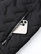 Herren Winterjacke - Thermisch Isolierte Kapuzen Jacke - Schwarz/Grau/Blau - NEU