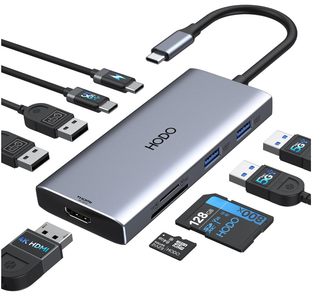 Dockingstation, USB-C Multi-HUB 9 in 1, NEU & Originalverpackt - Gaming