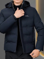 Herren Winterjacke Thermisch Isoliert | Warm Gefüttert | Winddicht, Wasserdicht