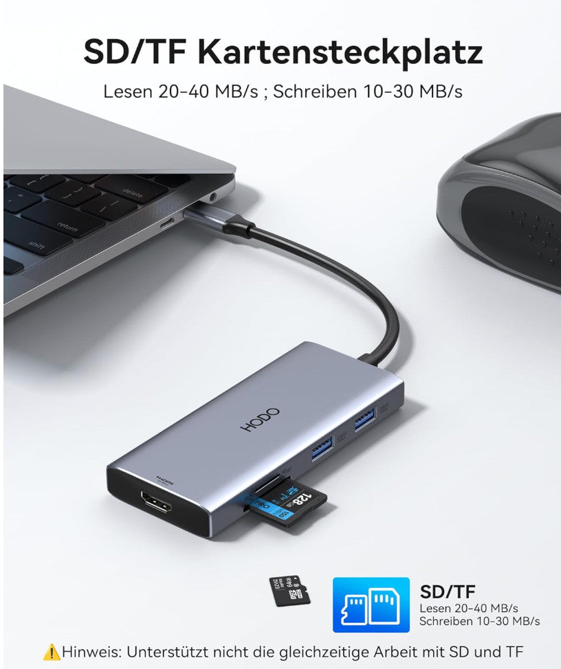 Dockingstation, USB-C Multi-HUB 9 in 1, NEU & Originalverpackt - Gaming