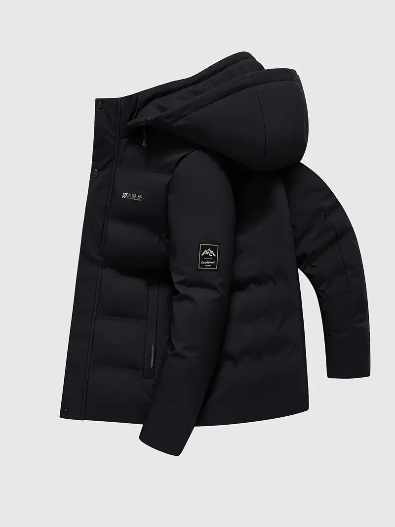 Herren Winterjacke Thermisch Isoliert | Warm Gefüttert | Winddicht, Wasserdicht