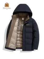 Herren Winterjacke Thermisch Isoliert | Warm Gefüttert | Winddicht, Wasserdicht