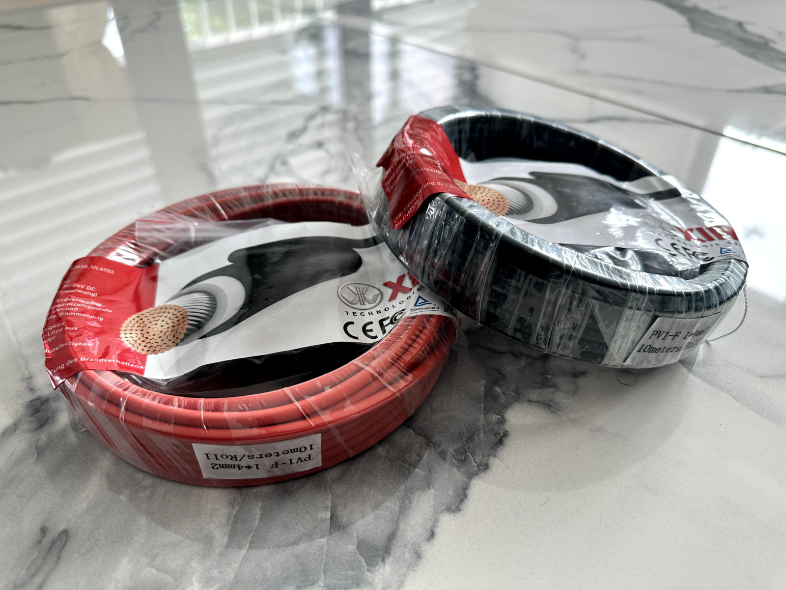 4mm² 10m Solarkabel,Photovoltaik,Solar Verlängerungskabel, mit 30A Solarstecker