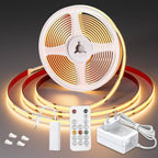 WOBSION 5 m LED Strip Warmweiß mit Netzteil & Fernbedienung  NEU