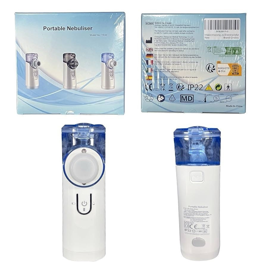 Gindoly Tragbarer Inhalator – Leise & Effektiv für Kinder und Erwachsene (Neu)