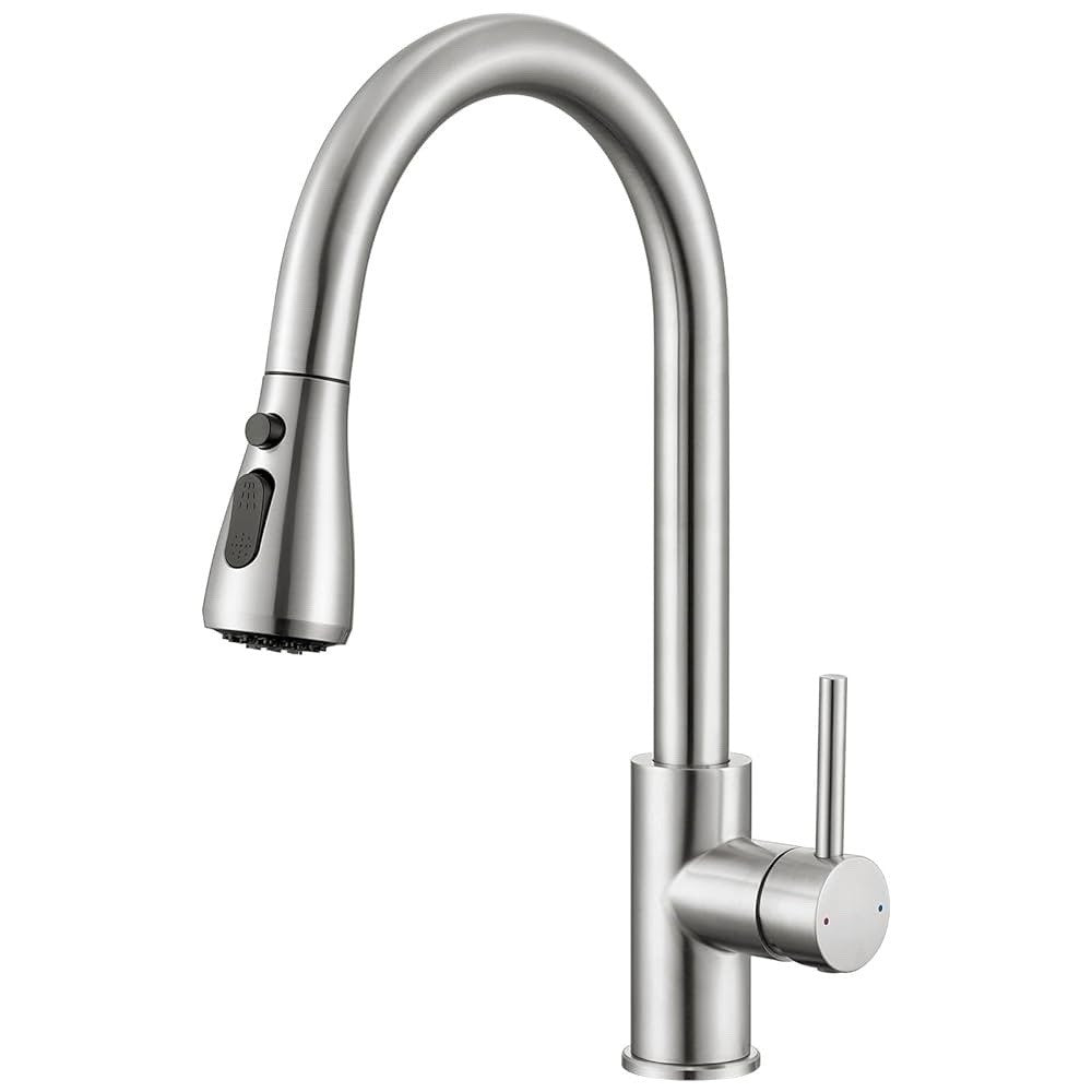 CECIPA Küchenarmatur – Hochdruck Wasserhahn mit 3 Modi & Ausziehbarer Brause NEU