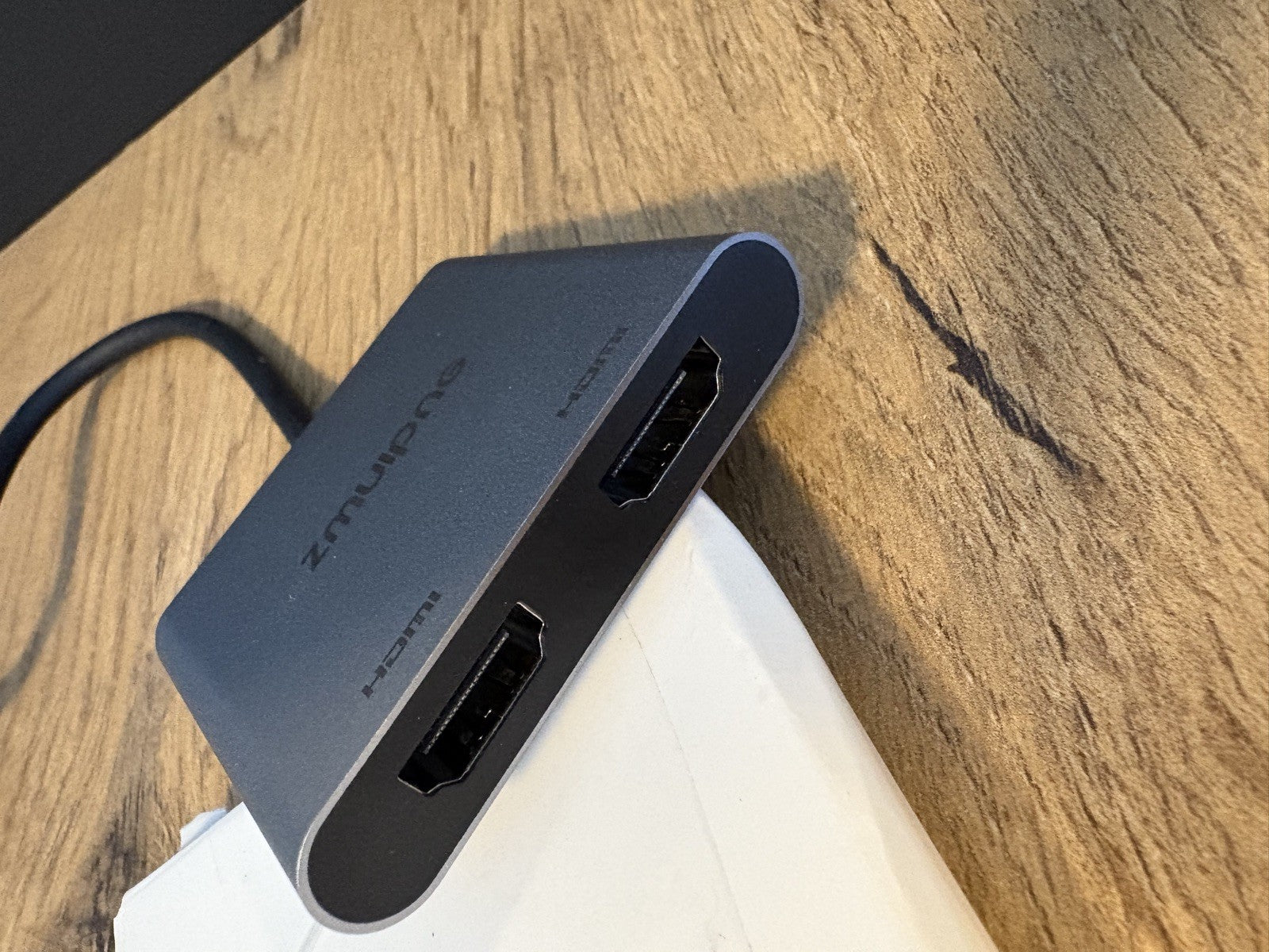 ZMUIPNG USB-C Hub 2-in-1 , Adapter Grau , NEU & Originalverpackt