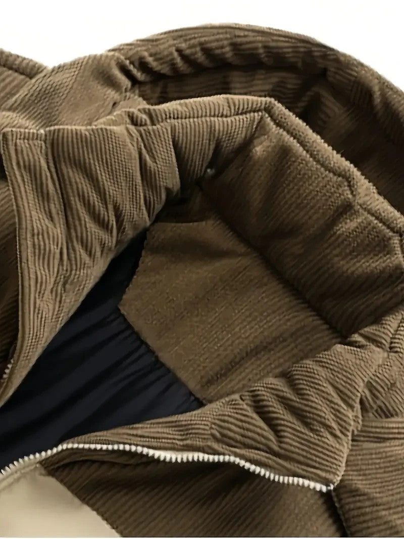 MILANO ITALIA - Outdoor Winter Jacke mit Kapuze - Schwarz & Khaki - Winter Sale