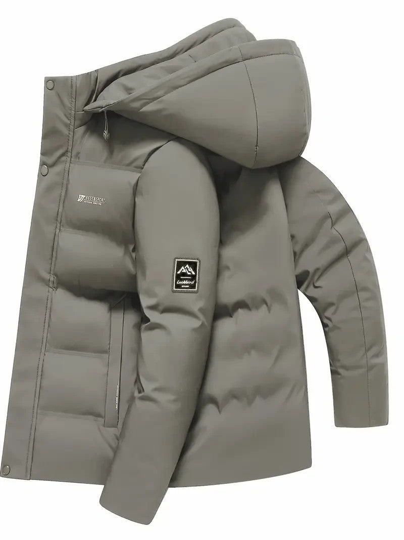 Herren Winterjacke Thermisch Isoliert | Warm Gefüttert | Winddicht, Wasserdicht