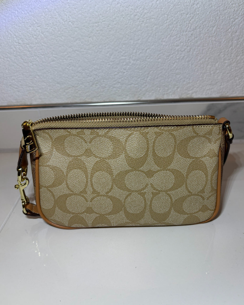 Coach Damen Schultertasche / Handtasche Helles Braun - Neu!