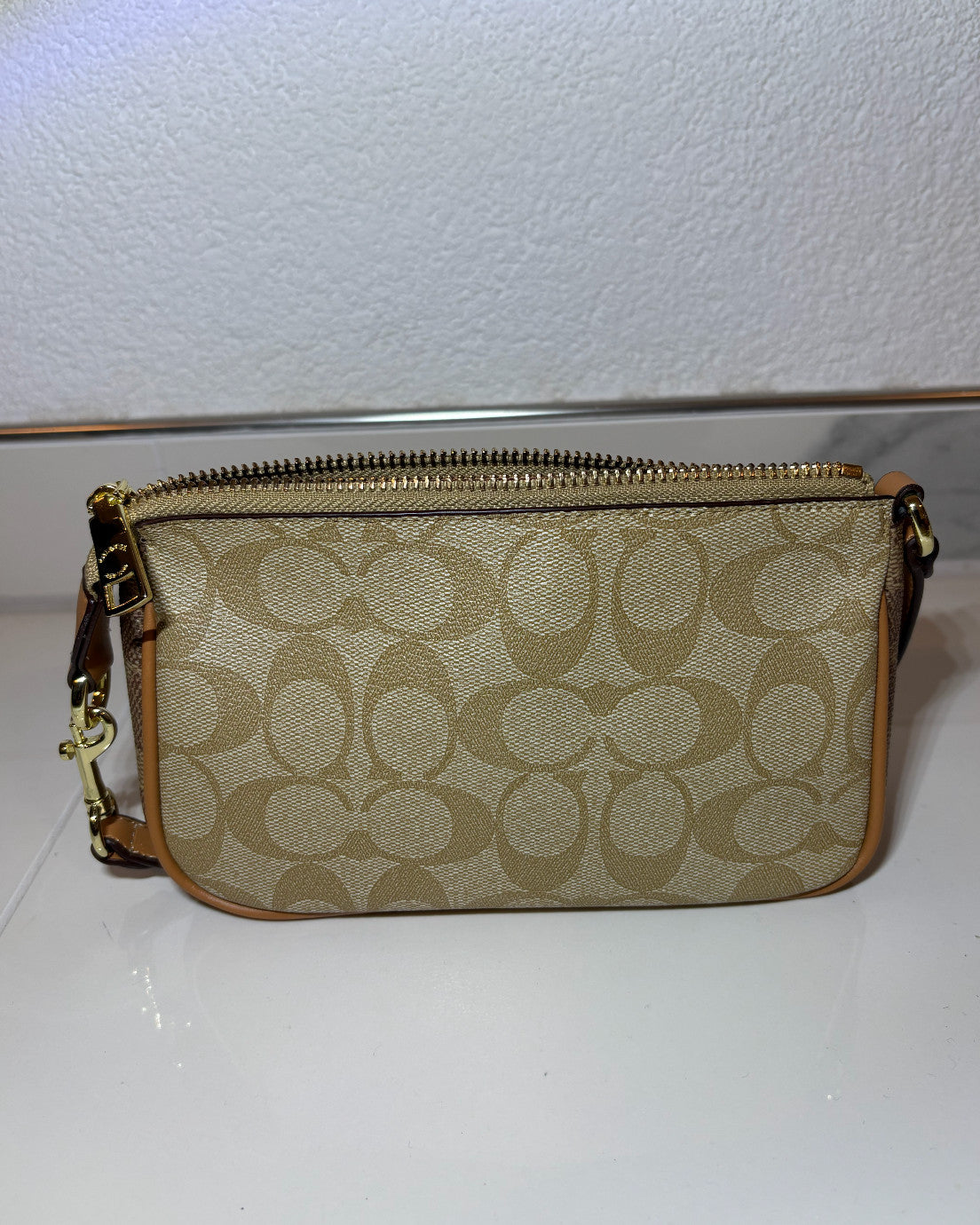 Coach Damen Schultertasche / Handtasche Helles Braun - Neu!
