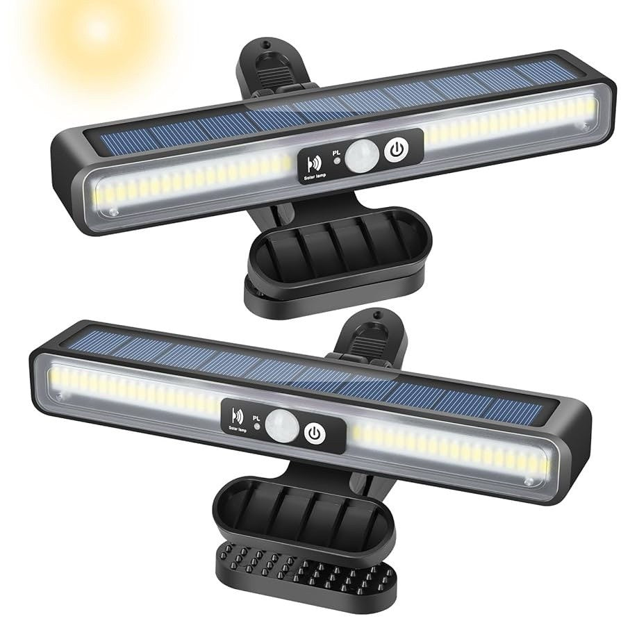 LEKIA Solarleuchten mit Bewegungsmelder – 36 LED für Außenbereich 2er Set (NEU)