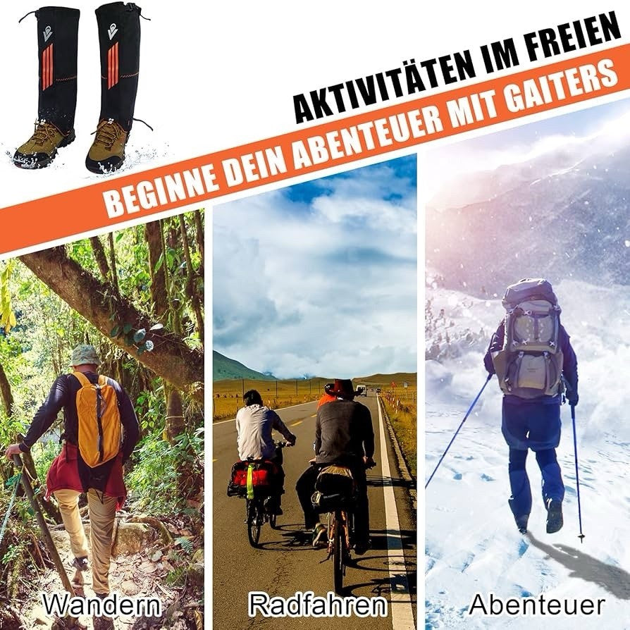 Vihir Outdoor Gamaschen – Wasserdicht & Robust für Wandern, Jagen & Trekking NEU