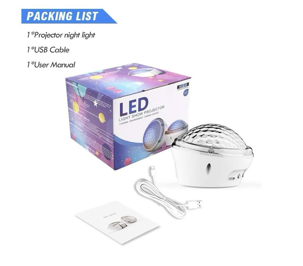 Sternenprojektor-Lampe, 4 Modi Raumdekorations-Nachtbeleuchtung, LED- NEU