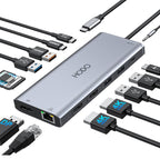 Dockingstation, USB-C Multi-HUB 14 in 1, NEU & Originalverpackt