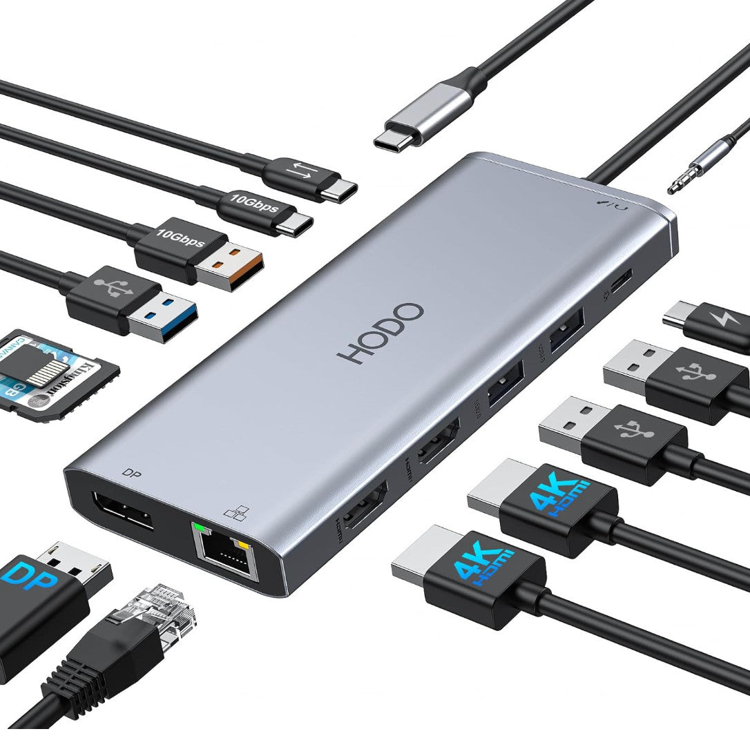 Dockingstation, USB-C Multi-HUB 14 in 1, NEU & Originalverpackt